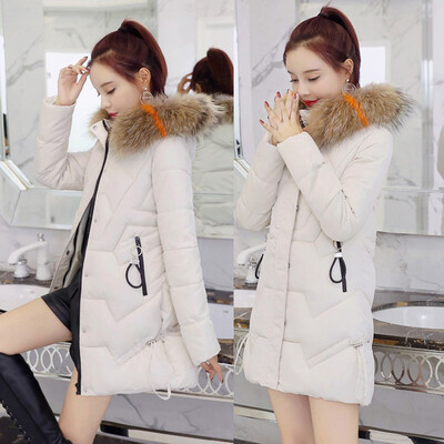 

Roseonmyhand Fashion Women Hooded Solid Winter Windbreaker Long Coat Jacket Overcoat Outwear
