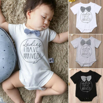 

Newborn Infant Baby Boy Short Sleeve Romper Bodysuit Jumpsuit Sunsuit Outfit Set