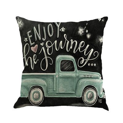 

〖Follure〗Christmas Cotton Linen Sofa Car Home Waist Cushion Cover Throw Pillow Case