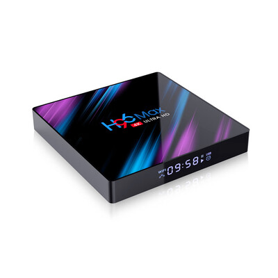 

H96 Max Smart Android 90 TV Box RK3318 Quad Core 64 Bit UHD 4K VP9 H265 4GB 32GB 24G 5G WiFi BT40 HD Media Player Display