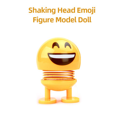 

Car Ornaments Creative Expression Dolls Shaking Head Emoji Figure Model Doll Decoration Gifts