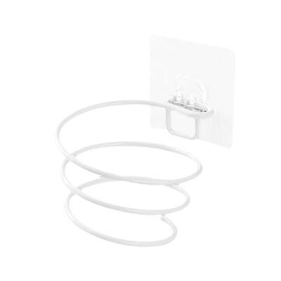

Iron Wall Mounted Hair Dryer Rack Bathroom Wall Holder Shelf Storage Rack