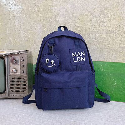 

Tailored Fashion Women Canvas Candy Color Backpack Large Capacity Bags Shoulder Bags