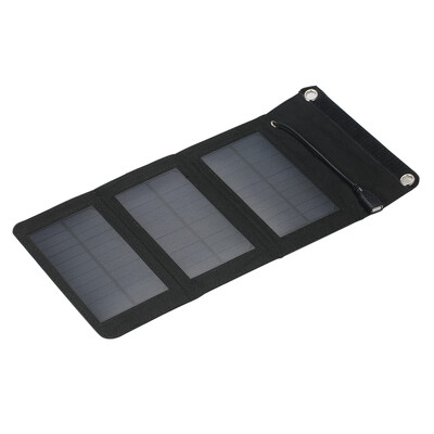 

7W 5V Outdoor Foldable Monocrystalline Silicon Solar Panel Charger Portable USB Charger for Mobile Phone Power Supply