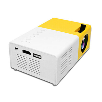 

Mini Pocket LED Projector Portable LCD Projector 400 Lumens 720P1080P Projection Machine HD AV TF Card Slot With Remote Controlle
