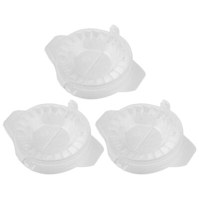 

Toponeto New Kitchen Tools Dumpling Jiaozi Maker Device Easy DIY Dumpling Mold 3PCS