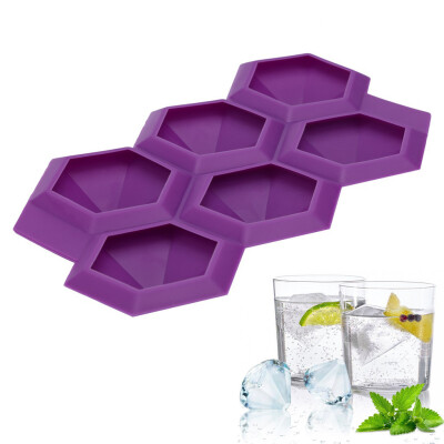 

Toponeto Diamond Shape Ice Cube Maker Ice Tray Ice Cube Mold Storage Containers