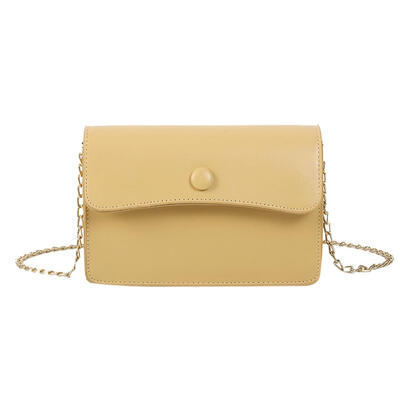 

Solid Color Clutch Women Leather Shoulder Messenger Small Square Flap Bags