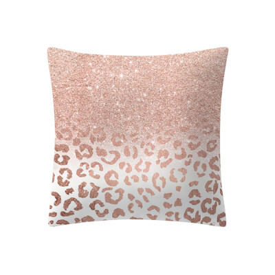 

〖Follure〗Rose Gold Pink Cushion Cover Square Pillowcase Home Decoratio