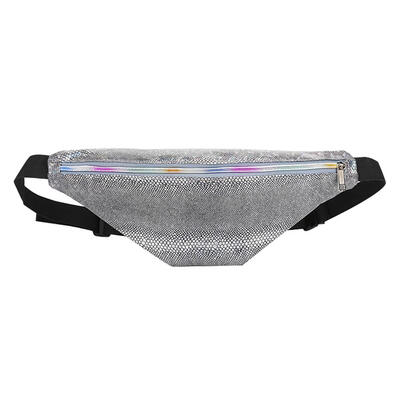 

Fanny Pack Multifunction Laser Alligator Pattern Women Waist Bags Chest Bag