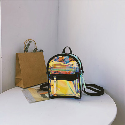 

Tailored Fashion Girls Street Transparent Jelly Versatile Shoulder Bag Student Bag