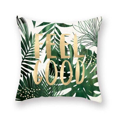 

Green Plant Digital Printing Pillowcase Pillow Pillow Cushion Home Decoration