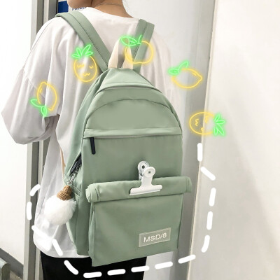 

Insfeng schoolbag female Korean version of high school backpack Uzzang Shenya junior high school students campus large shoulder ba