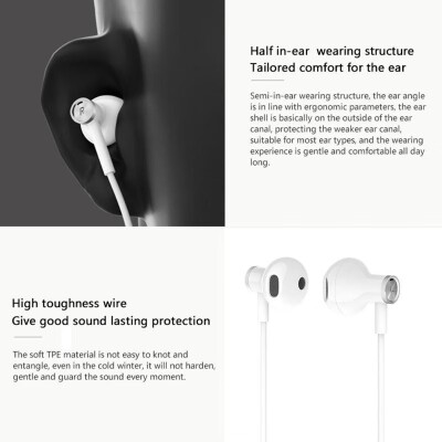 

Xiaomi USB Type C Earphones Wired Dual-Unit Earbuds Headphones with Mic