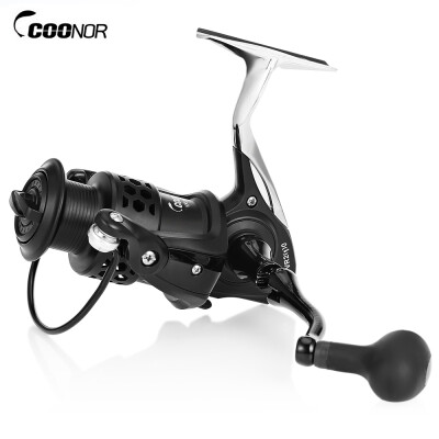 

COONOR 11 1BB Spinning Fishing Reel with Foldable CNC Handle Metal Foot Base