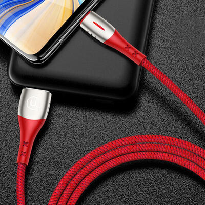 

USAMS Type-C Charge Cord Smart USB-C Charging Cable Auto Shut Off QC 30-12m