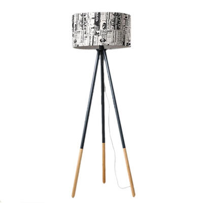 

Home Alightup Retro Wood Tripod Floor Lamp Lighting For Living Room Bedroom