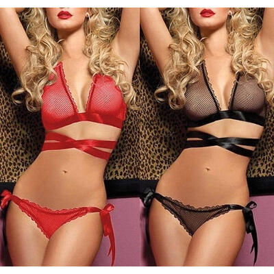 

Women´s Black Sexy Erotic Lace Lingerie Underwear Sleepwear Nightwear Bra Sets