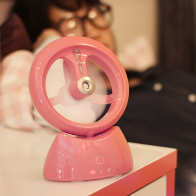 

〖Follure〗Charging Water Wizard Humidifier Fan Air Purifying Fan USB Moisturizing FanBU
