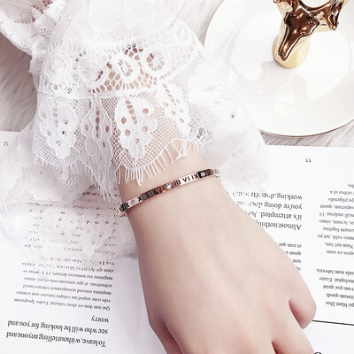 

Rose gold simple versatile bracelet