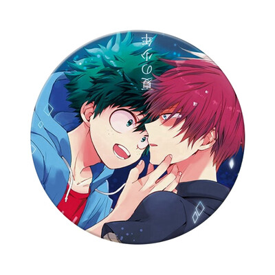

My Hero Academia Animation Around Cartoon Badge Collectible Badge Brooch Bag Novelty Anime Cartoon Accessories Anime Fans Gift
