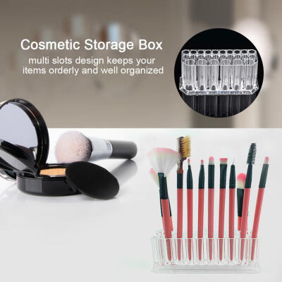 

Greensen Acrylic Makeup Brush Organizer with 26 Slot Cosmetic Storage Case for Brush Eyeliner Lipstick