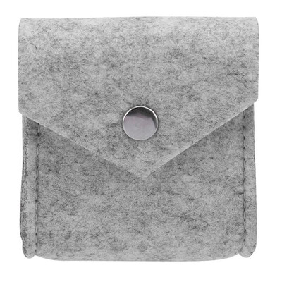 

Multi-function Felt Charger Storage Bag Data Line Earphone Pouch Holder