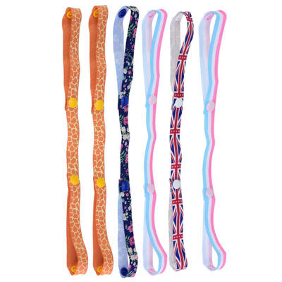

Greensen 6pcs Baby Pacifier Clip Chain Printing Cotton Strap Soother Nipple Holder for Infant Child