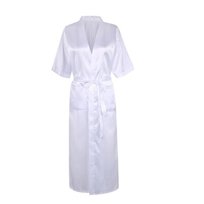 

Toponeto Women Sexy Satin Long Silk Bath Robe Babydoll Lingerie Nightdress Underwear