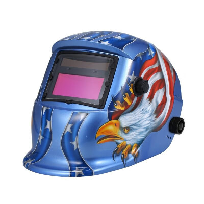 

Solar Automatic Darkening Helmet Welding Mask Auto Welding Shield MIG TIG ARC Weld Protective Cap With Lens Adjustable He-adband