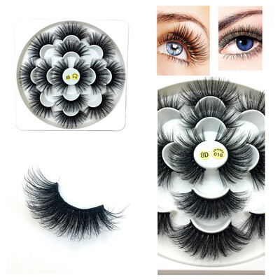 

〖Follure〗Luxury 7Paire 8D False Lashes Fluffy Strip Eyelashes Long Natural Party Makeup