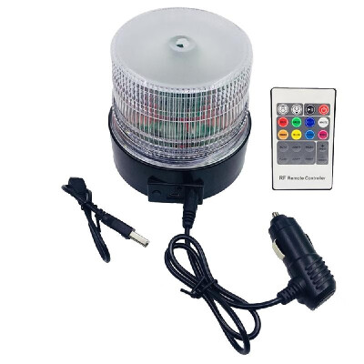 

7 Colors RGB Wireless Remote Led Magnetic Wireless Warning Beacon Truck Car Vehicle Emergency Hazard High Power Beacon Caution War