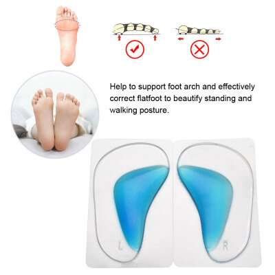 

Greensen 2 PairsSet Orthotic Silicone Feet Foot Arch Support Cushion Shoe Insoles Pads Arch SupportOrthotic Insoles