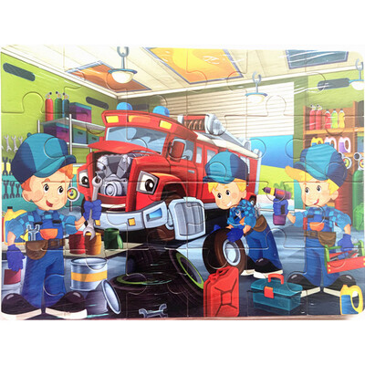 

Gotoamei Wooden Animal Puzzle Jigsaw Blocks Kid Learing Educational Toy