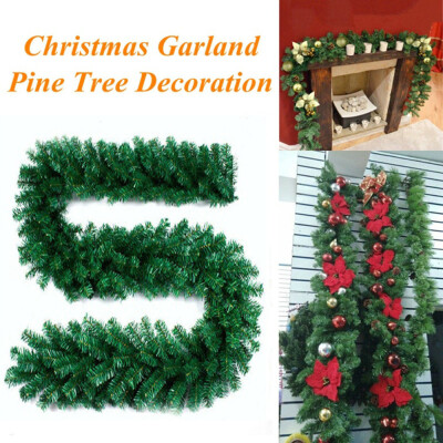 

〖Follure〗27M Christmas Decorations Ornaments Xmas Tree Garland Rattan Home Wall Pine