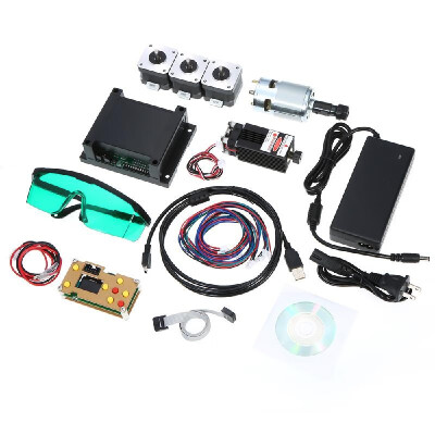 

3-axis CNC Control Board V33-150W GRBL Engraving Machine Accesories Control Panel Stepping Motor ER11 Spindle Motor Offline Contr