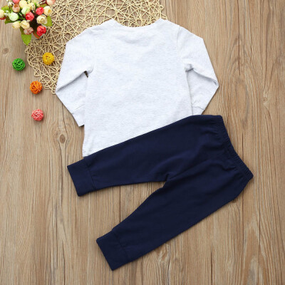 

2Pcs Toddler Baby Boys Girls Cartoon Dog Ears Tops Pants Outfit Set Clothes