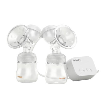 

Double Bottles Electric Breast Pump Set Breastfeeding USB Suction Milking