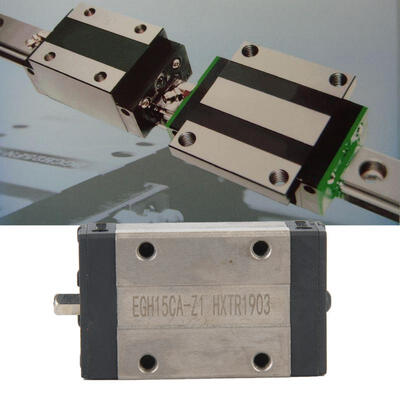 

Greensen 1pcs EGH15CA Mini Linear Motion Guide Rail Block Slider Bearing Steel Sliding Block