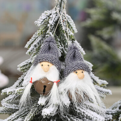 

Christmas Small Delicate Puppet Doll Bell Hanging Home Tree Decoration Ornament