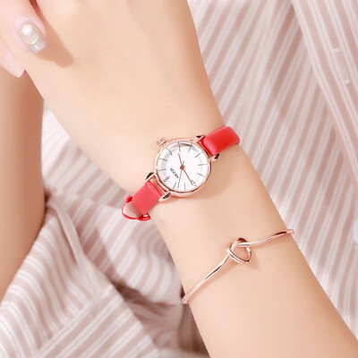 

Womens watch simple&elegant retro rose gold steel belt waterproof female trend diamond table