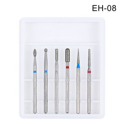 

Gobestart Nail Polishing Head Nail Tool Set 6 Sticks Nail Polisher Accessories 6pcs