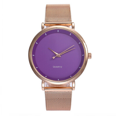 

Minimalist Watch Reloj Mujer Rose Gold Watches Women Fashion 2018 Stainless Steel Bracelet Women Watch montre femme &Ff