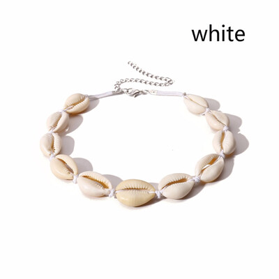 

Sea Shell Choker Necklace Women Natural Shell Jewellery Chocker Simple Neckless For Girls kolye jewellery