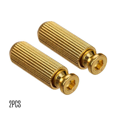 

2PCS Metal Electric Guitar Tremolo Bridge Studs Anchors Screws Diameter 8MM Accessories Replacements Golden