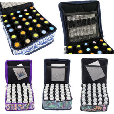 

30 Bottle Essential Oil Carry Case 5ML15ML Holder Storage Aromatherapy Hand Bag