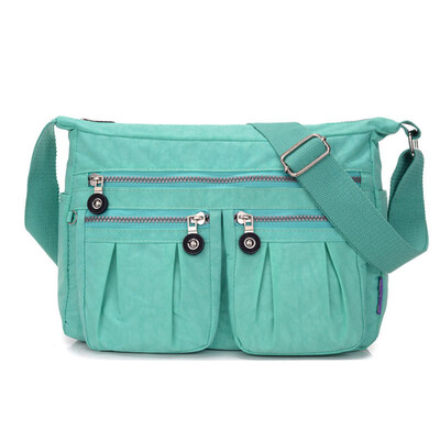 

Women Leisure Waterproof Nylon Shoulder Messenger Bag Crossbody Zipper Purse Pouch