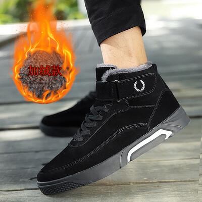 

Winter Sports&Leisure Gaobang Mens Shoes Korean Version Baitao High-Upper Board Shoes Red Hip-Hop Shoes Social Young Man