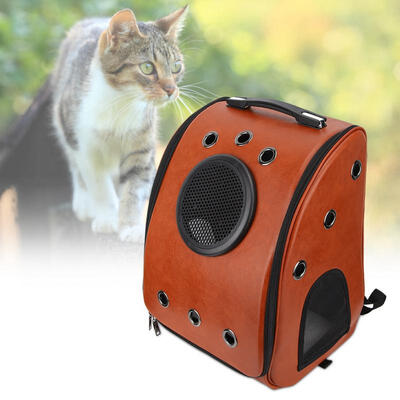 

Greensen Portable Outdoor Pet Travel Carrier Backpack Cat Puppy Dog Holder Bag Cage