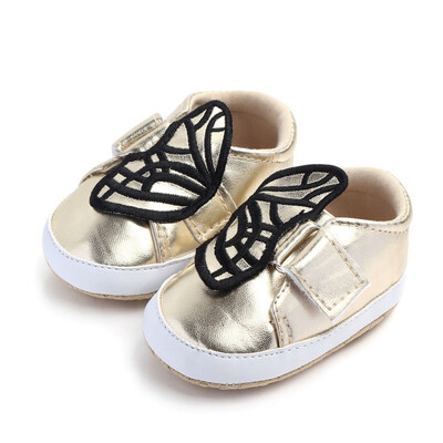 

Baby Shoes Girls First Walkersborn Baby Girl Shoes Soft Soled Non-slip Toddler Footwear Shoes PU Leather